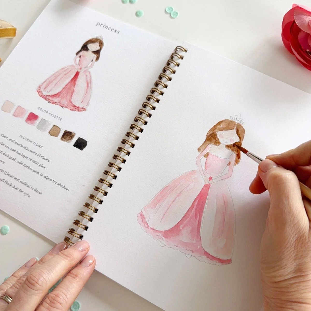 emily lex studio - Fairytale watercolor workbook - Image 5
