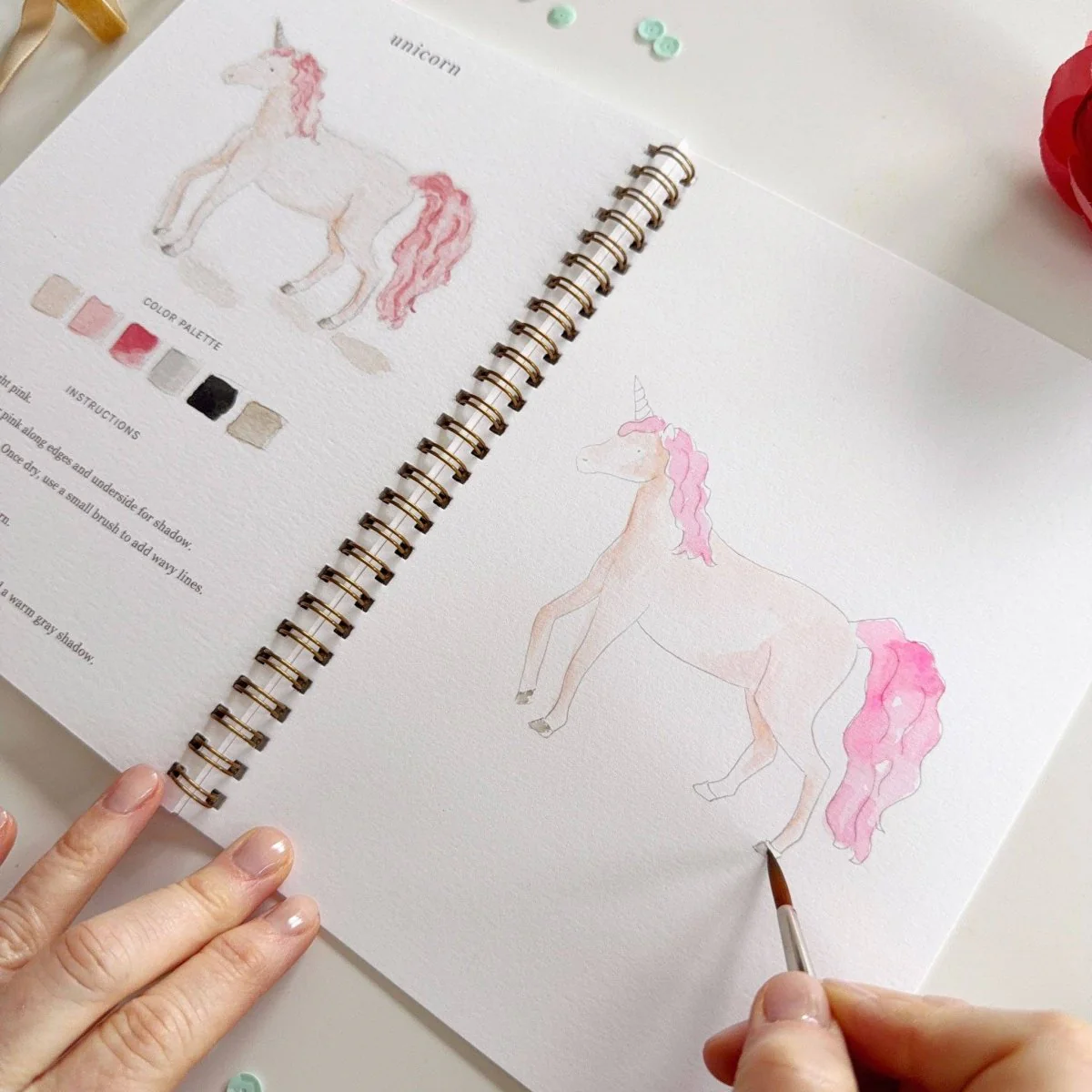 emily lex studio - Fairytale watercolor workbook - Image 7
