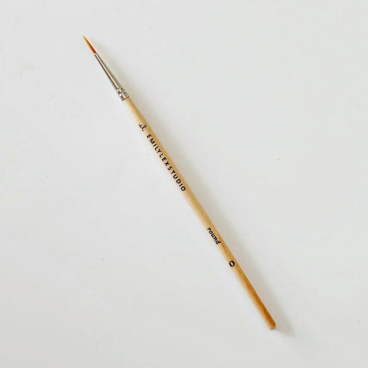 emily lex studio - Watercolor paintbrush set of five wood brushes - Image 3