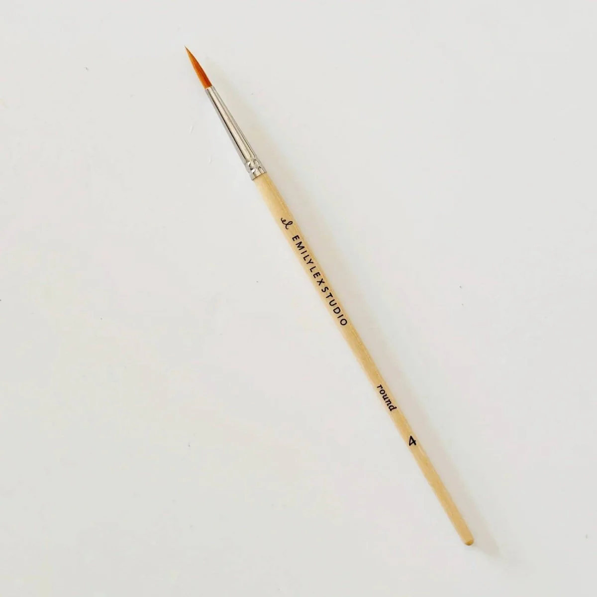 emily lex studio - Watercolor paintbrush set of five wood brushes - Image 5