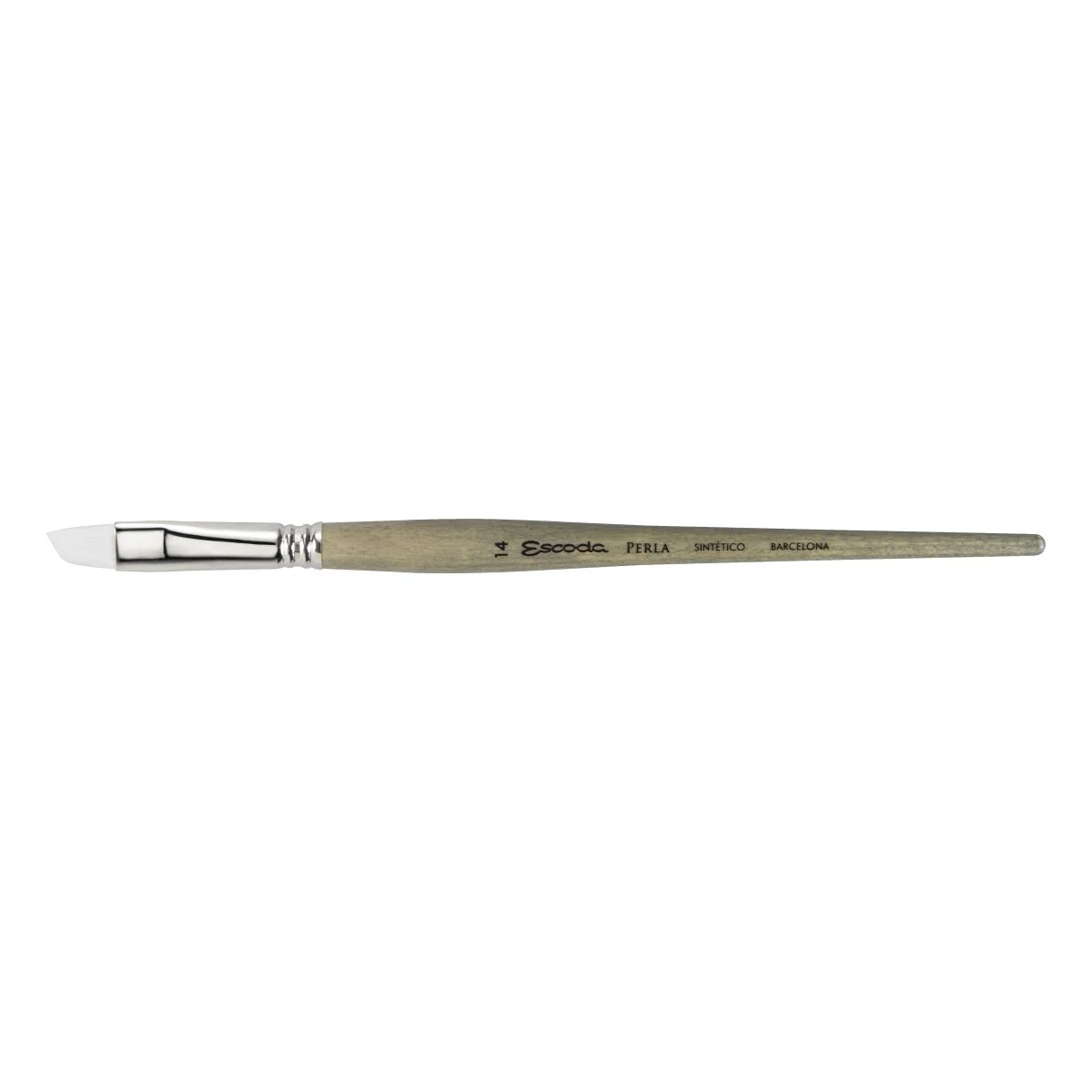 Escoda Perla Toray White Synthetic - Angle 14