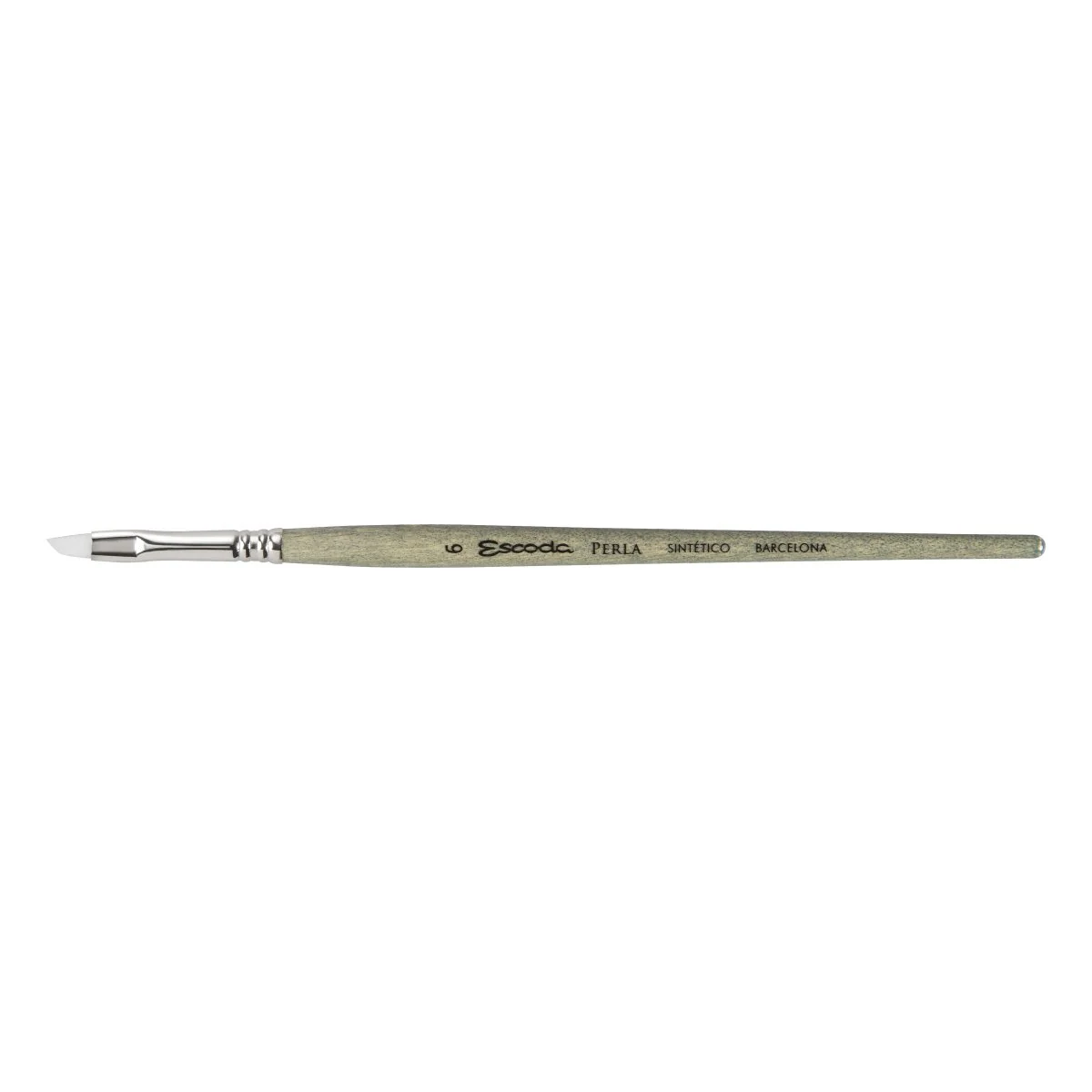 Escoda Perla Toray White Synthetic - Angle 6