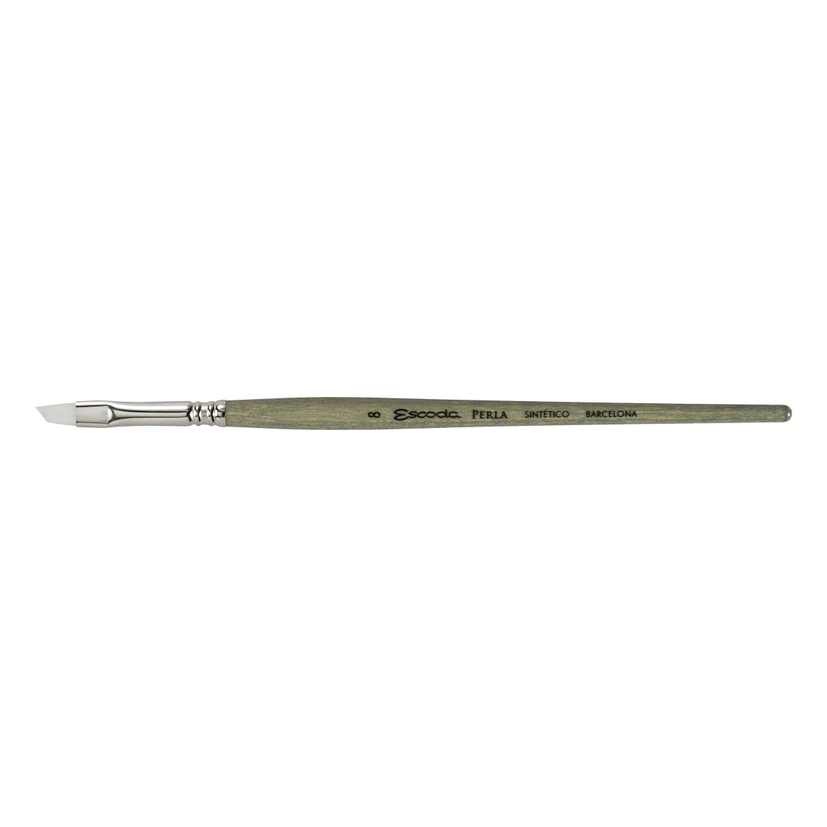 Escoda Perla Toray White Synthetic - Angle 8