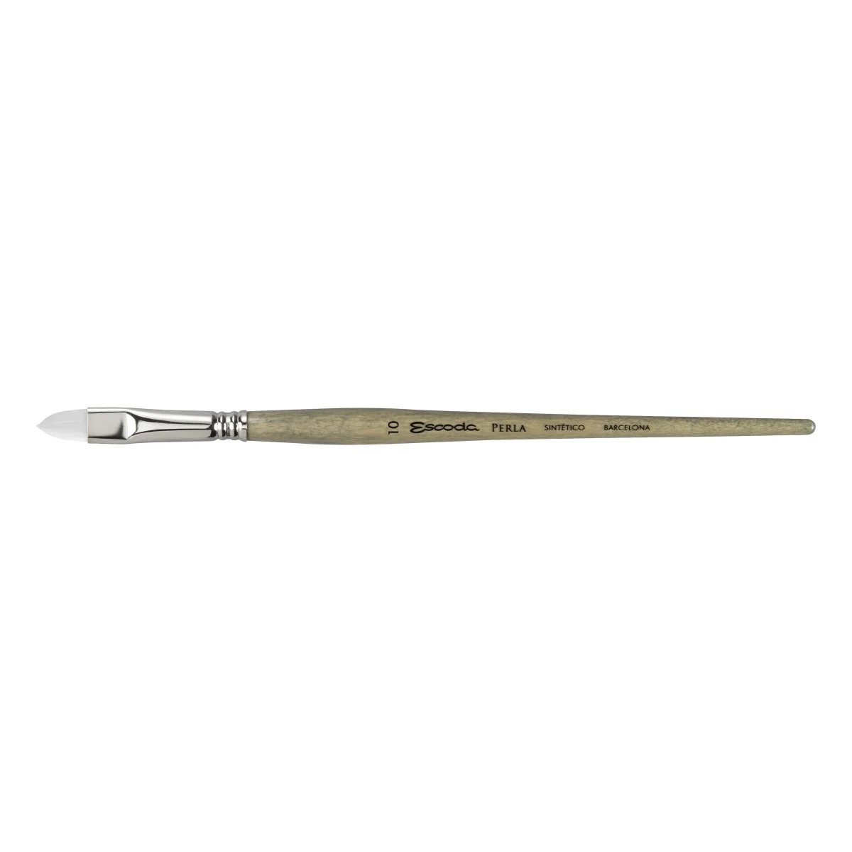 Escoda Perla Toray White Synthetic - Filbert 10