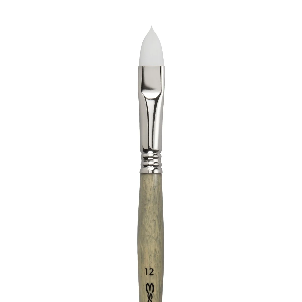 Escoda Perla Toray White Synthetic - Filbert 12 - Image 2