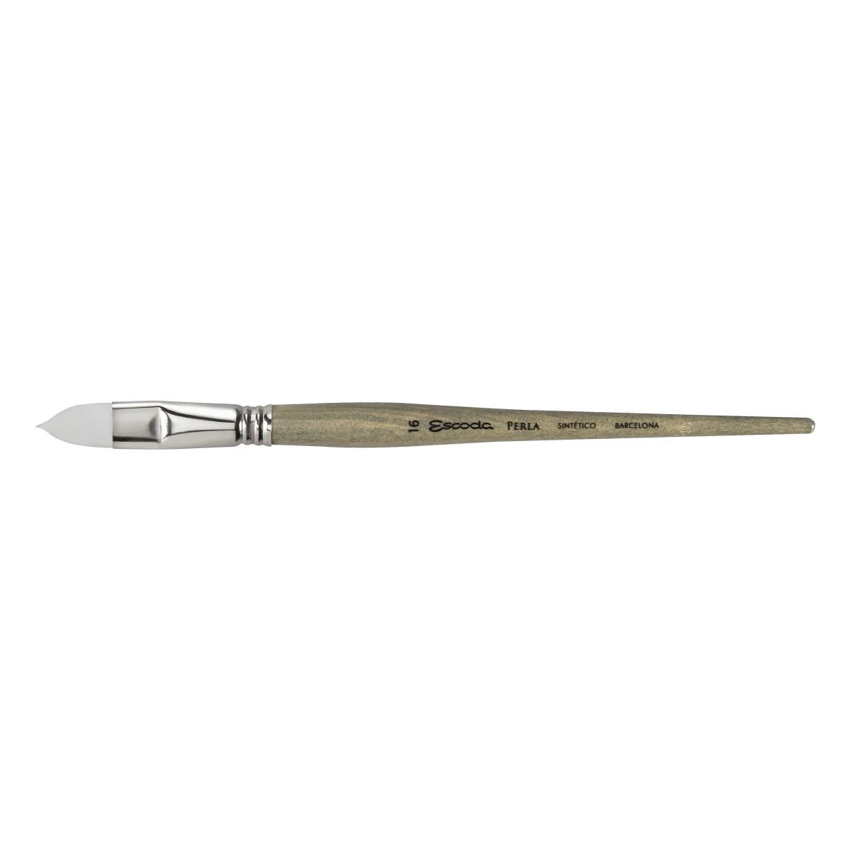 Escoda Perla Toray White Synthetic - Filbert 16