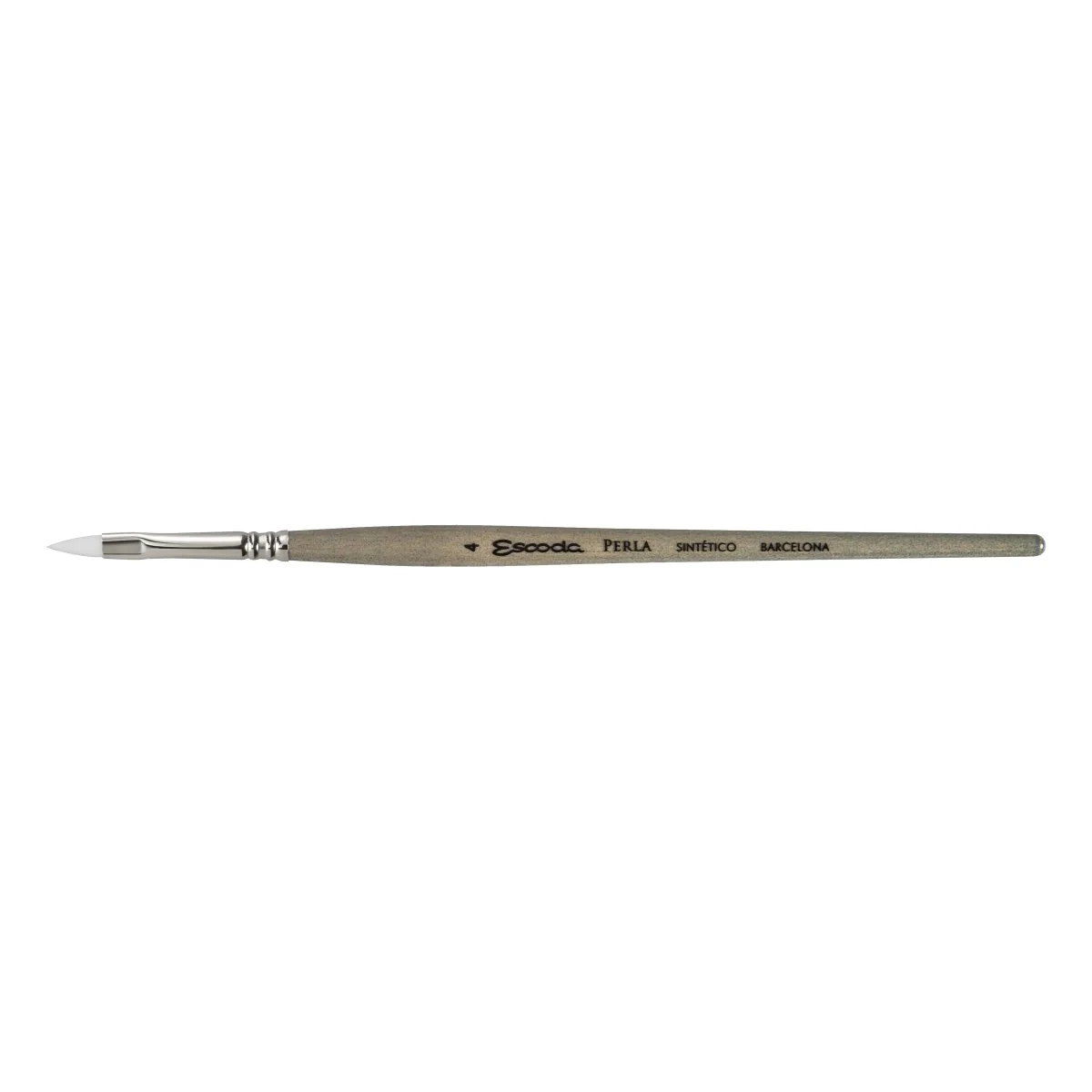 Escoda Perla Toray White Synthetic - Filbert 4