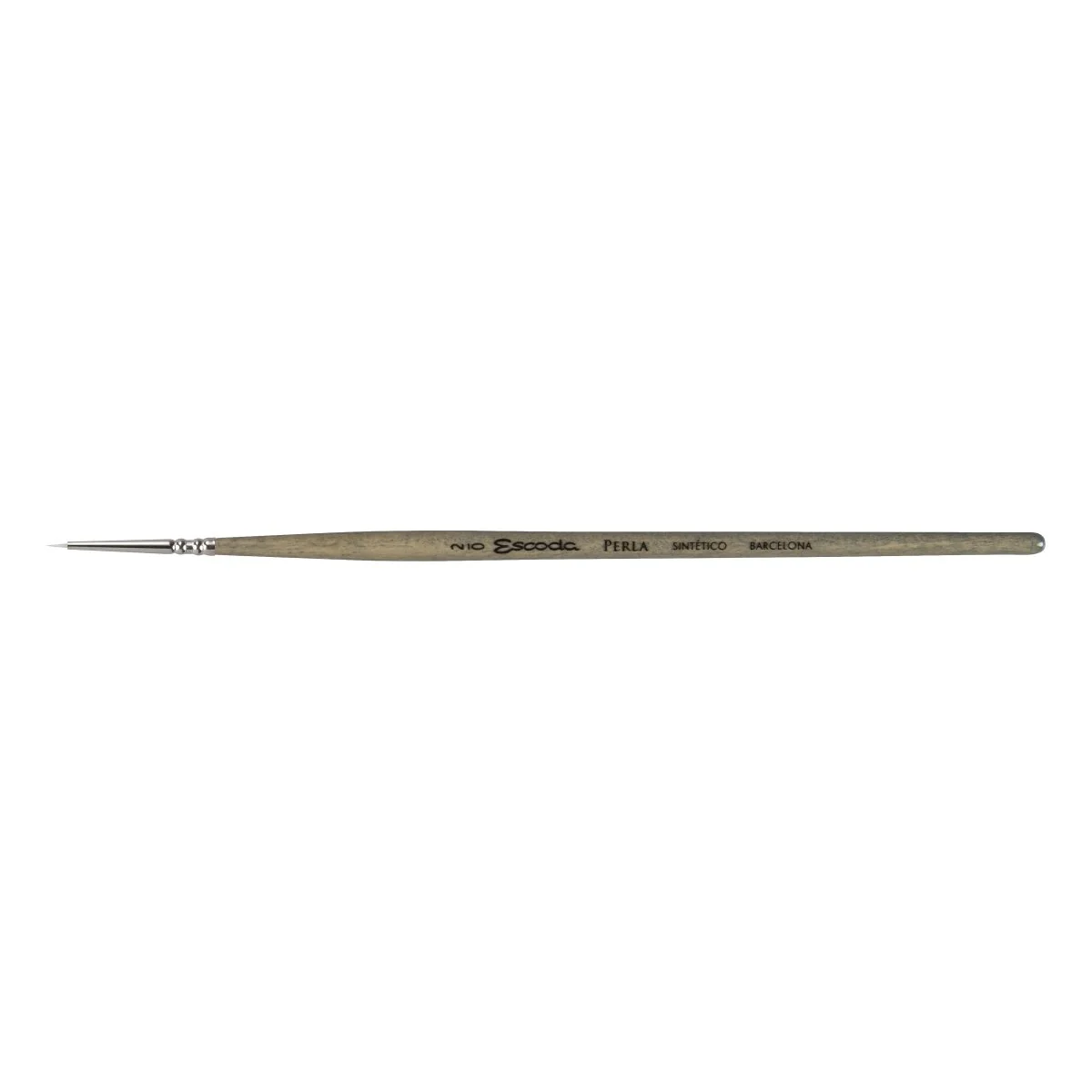 Escoda Perla Toray White Synthetic - Short Round 2/0