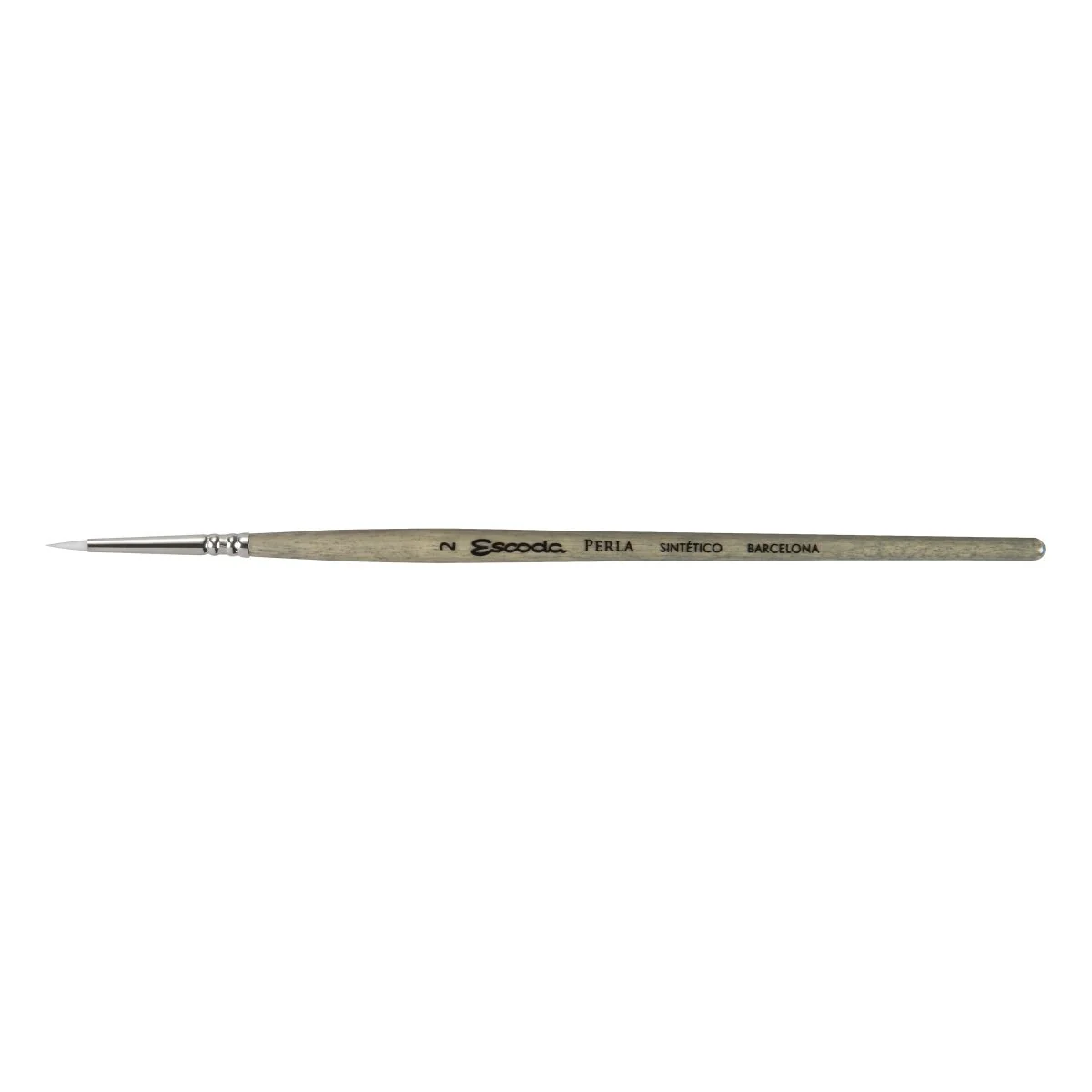 Escoda Perla Toray White Synthetic - Short Round 2