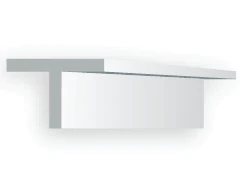 Evergreen Scale Models 768 - .257 x 14" T Shape (2) - Image 2