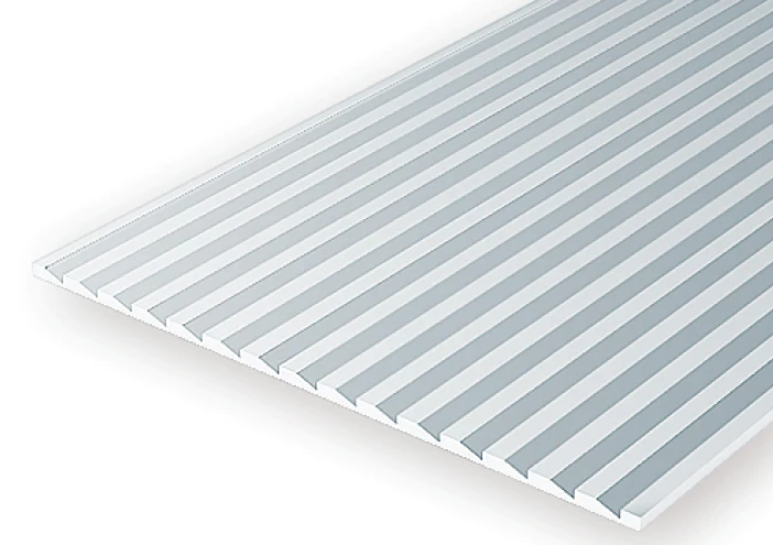 Evergreen Scale Models 4150 - 6" X 12" Novelty Siding, .150" Spacing - Image 2