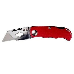Excel Folding Lock back Utility Knife with 6 Blades (color will vary)