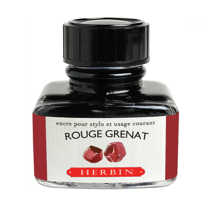 Herbin Fountain Pen Ink 30ml Bottle - Bleu Pervenche (Perriwinkle) - Image 2