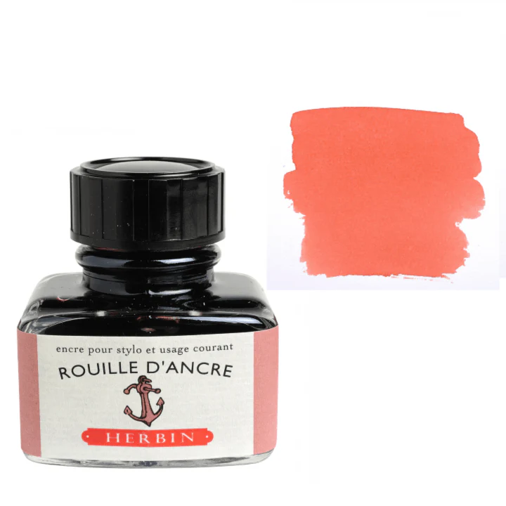 Herbin Fountain Pen Ink 30ml Bottle - Rouille d'Ancre (Anchor Rust)