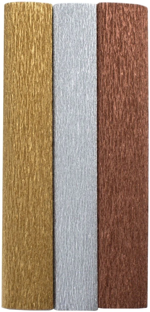 Lia Griffith Extra Fine Crepe Paper - 3 Pack - Metallic - Image 2