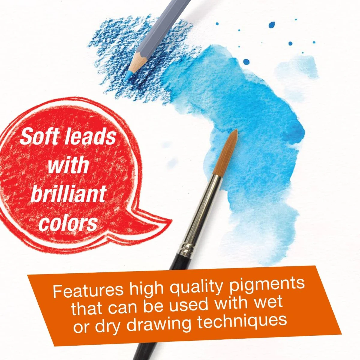 Faber-Castell / Creativity for Kids - Goldfaber Aqua Watercolor Pencils, Box of 24 - Image 7