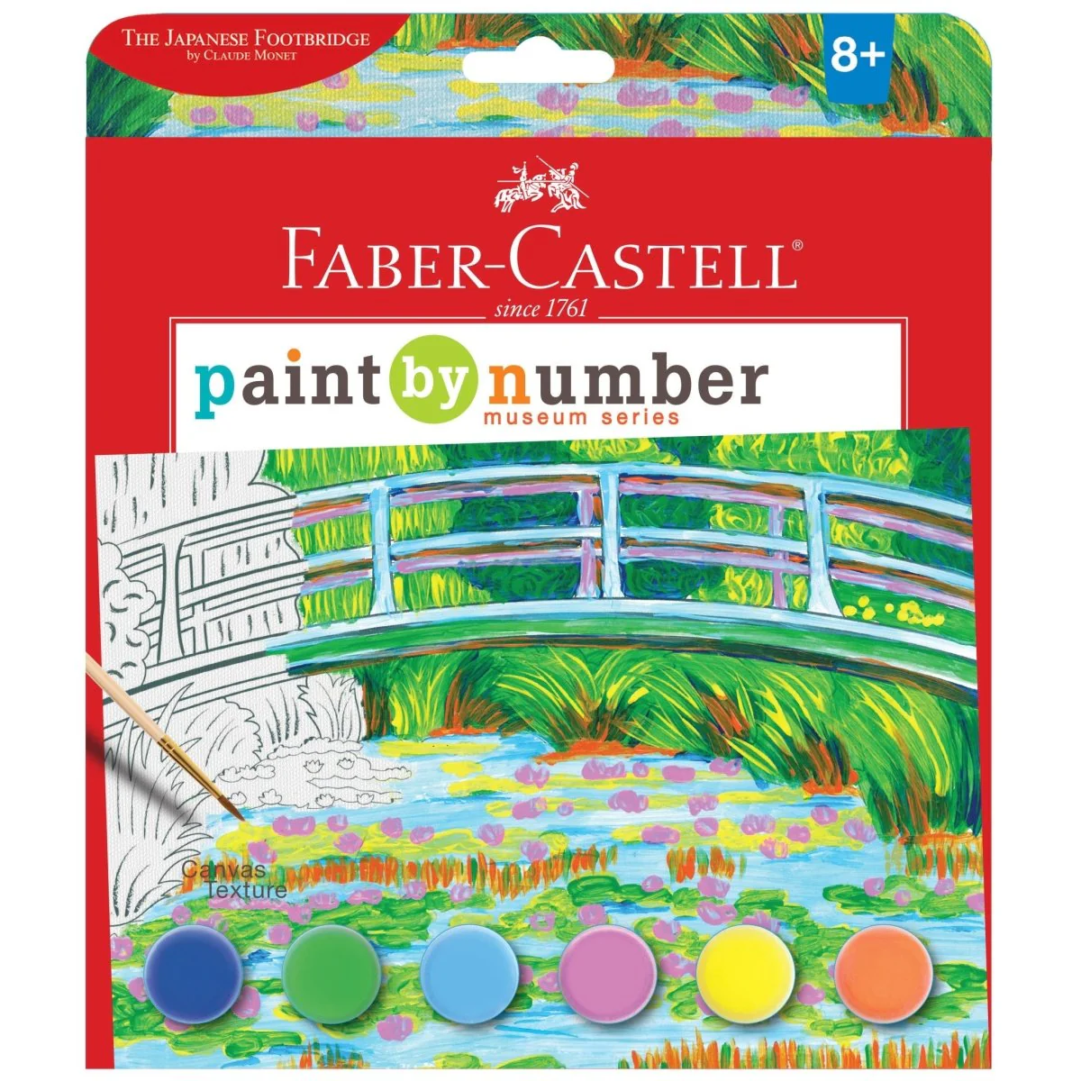Faber-Castell Paint By Numbers Museum Series Kits, the Japanese Footbridge