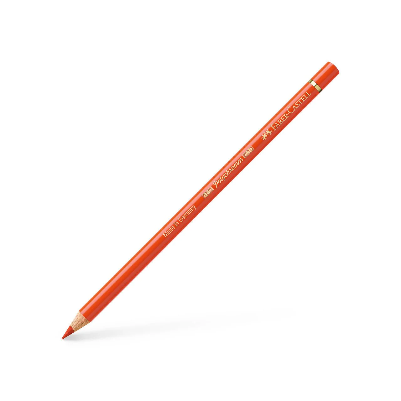 Faber Castell Polychromos Colored Pencil - 115 Dark Cadmium Orange