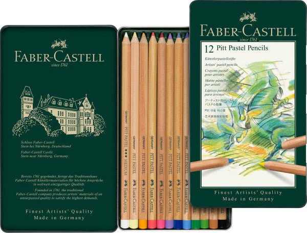 Faber-Castell PITT Pastel Pencil Set of 12