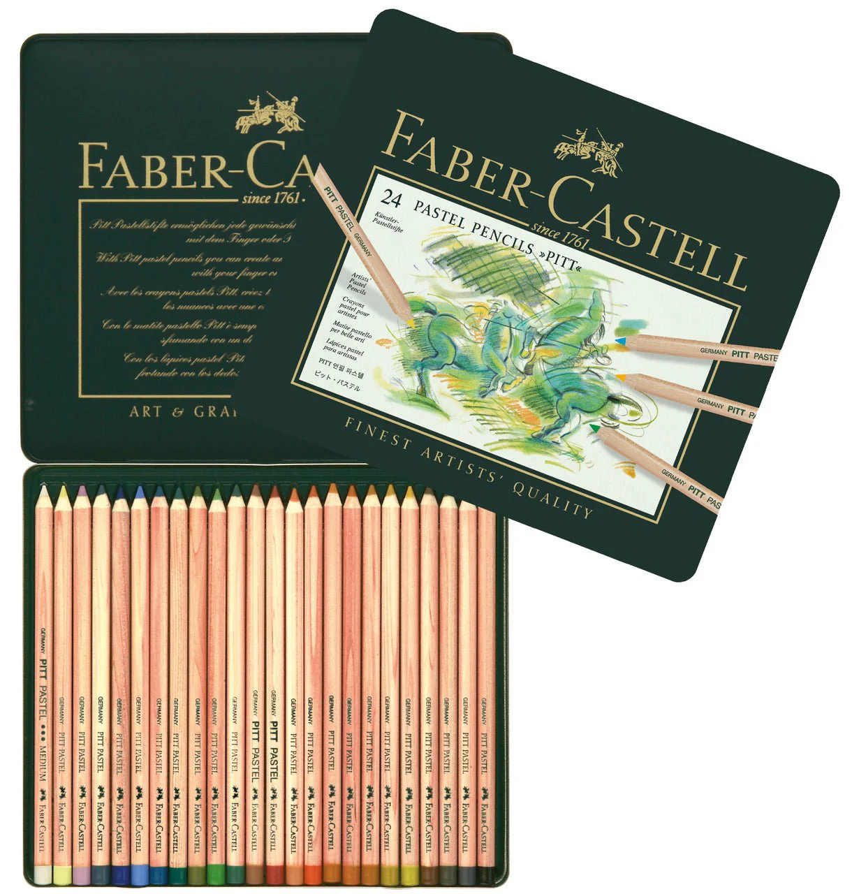 Faber-Castell PITT Pastel Pencil Set of 24