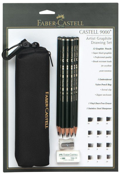 Faber-Castell 9000 Graphite Artist Drawing Set