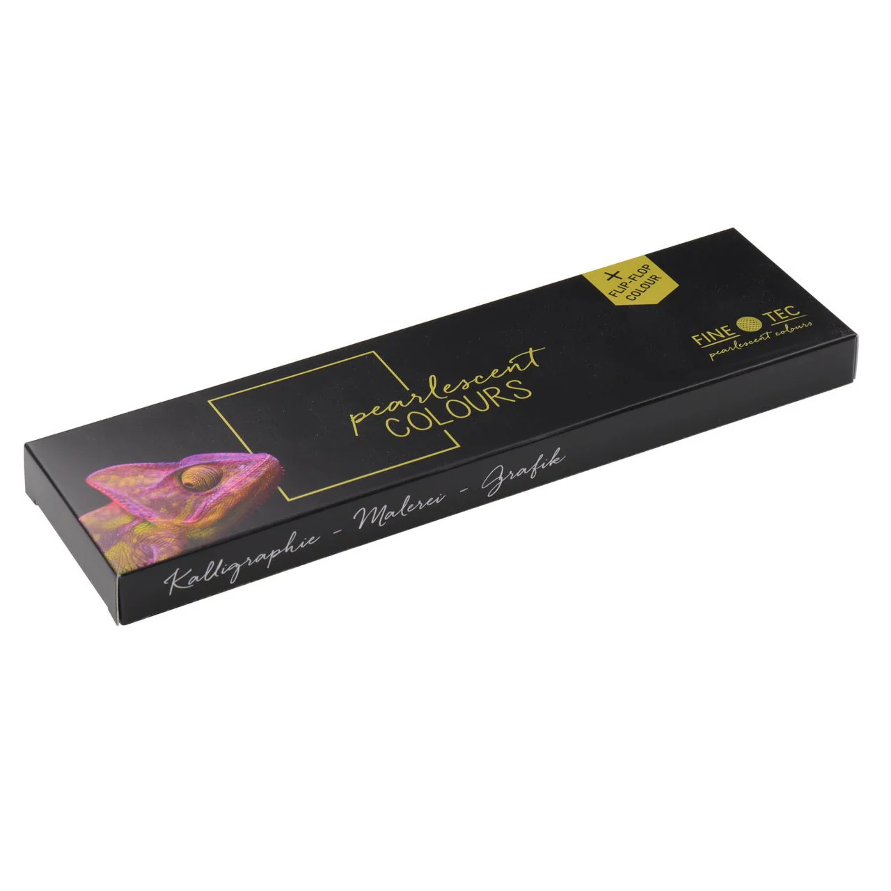 Finetec F0603 Watercolor Paint 6 Pearlescent Warm Color Set - Image 2