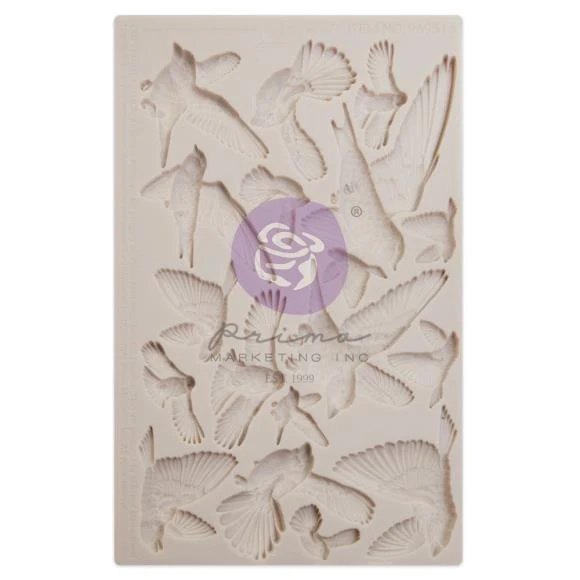 FINNABAIR DEC Silicone Mold 5 inch X 8 inch X .32 inch- Flocking Birds