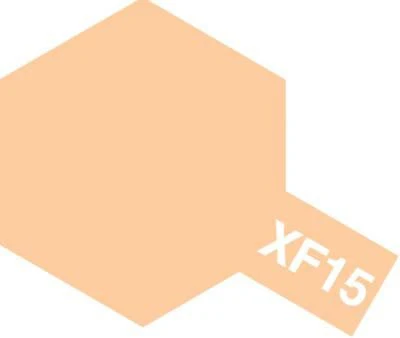 Tamiya Mini Acrylic 10 ml - XF-15 Flat Flesh Matte Finish - Image 2