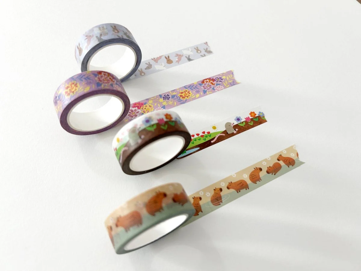 Floral Kimono Washi Tape - Image 4