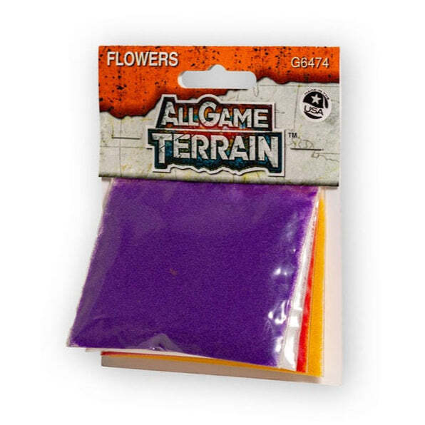 All Game Terrain - Accents - 4 bags (1.8 cubic inches each) - Flowers