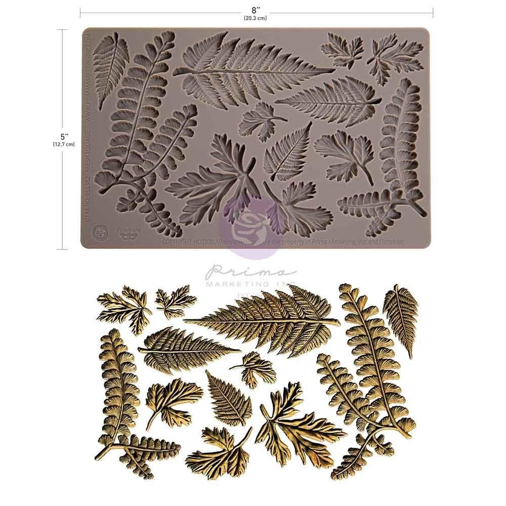 Finnabair Decor Silicone Molds 5"x8"x8mm - Fresh Foliage - Image 2
