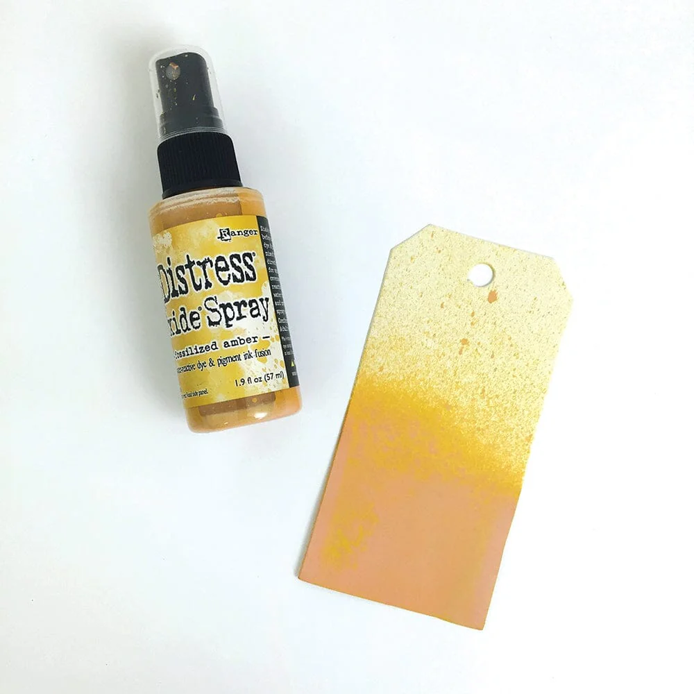 Tim Holtz Distress Oxide Spray 1.9 fl oz - Fossilized Amber - Image 2