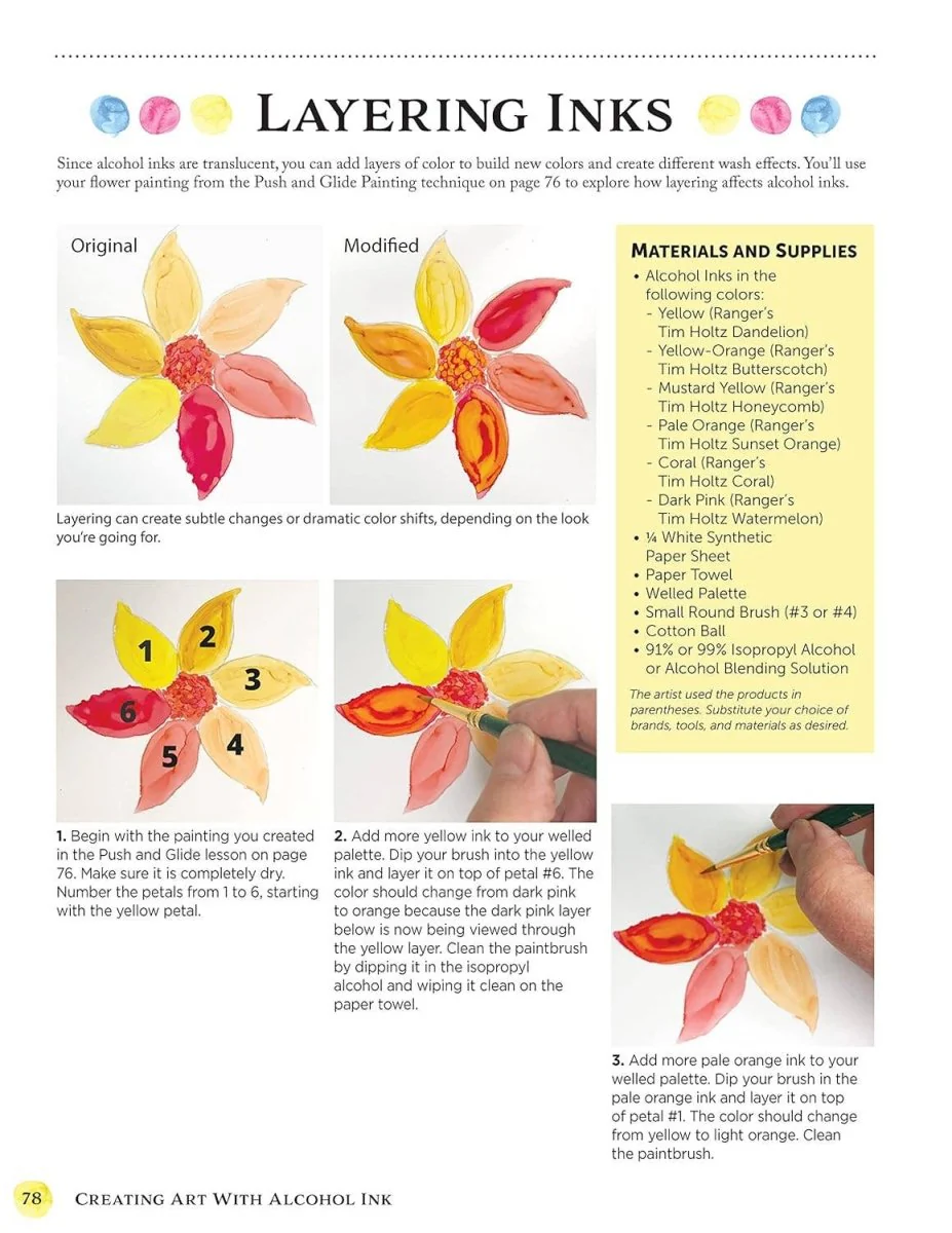 Fox Chapel Publishing - Creating Art with Alcohol Ink - Projects & Techniques - Image 5