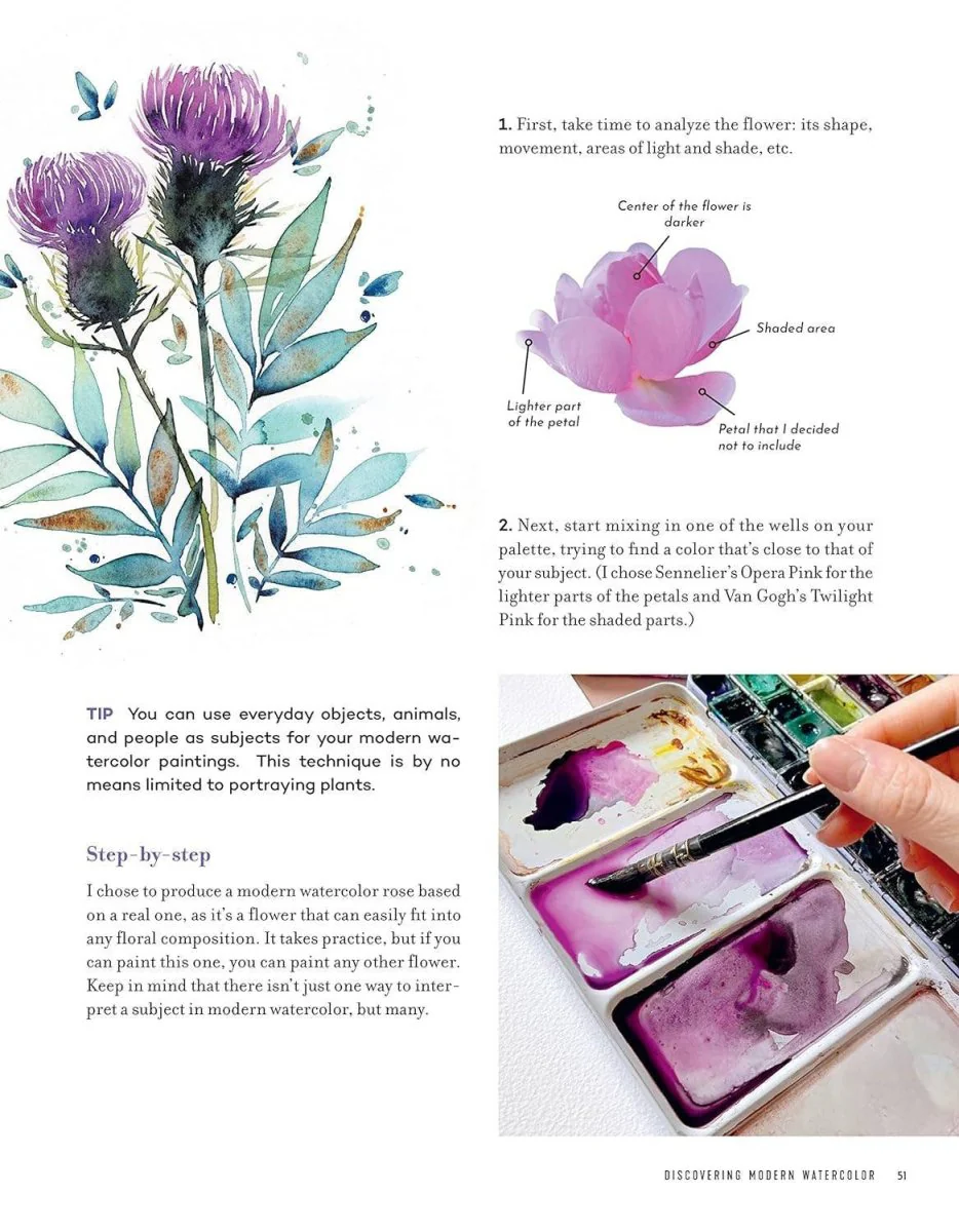 Fox Chapel Publishing - Discovering Watercolor  - 32 Skill Building Projects - Image 4