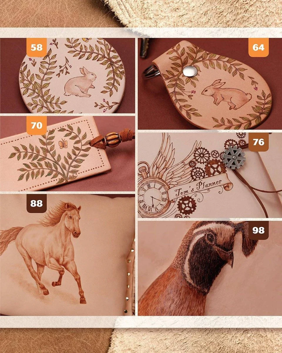 Fox Chapel Publishing - Leather Pyrography - A Beginner's Guide to Burning Designs - Image 3