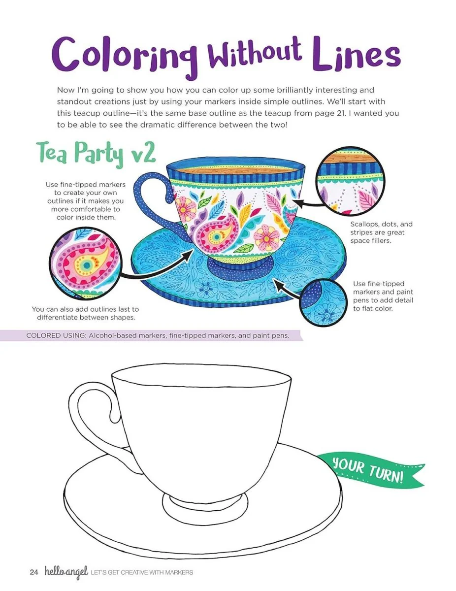 Fox Chapel Publishing - Let's Get Creative With Markers - A Comprehensive Guide - Image 3
