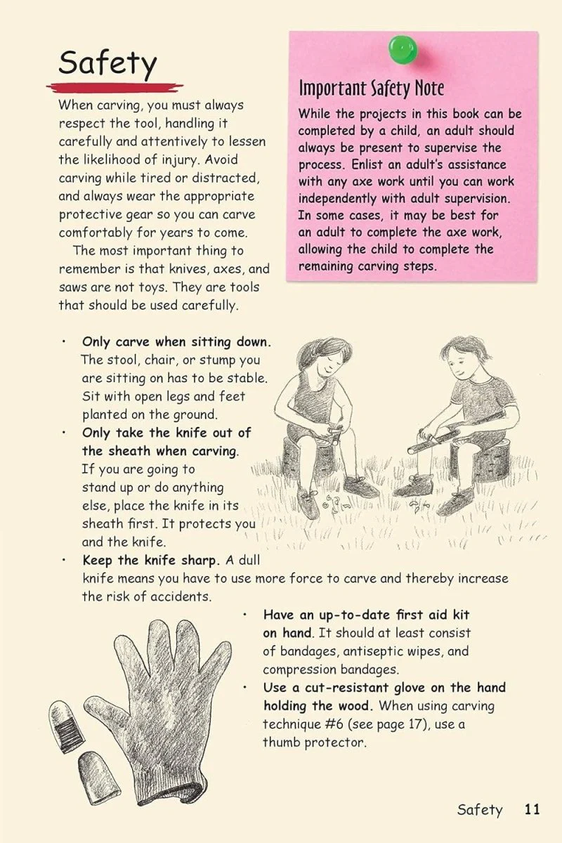 Fox Chapel Publishing - Quick & Easy Whittling for Kids  - 18 Projects to Make - Image 5