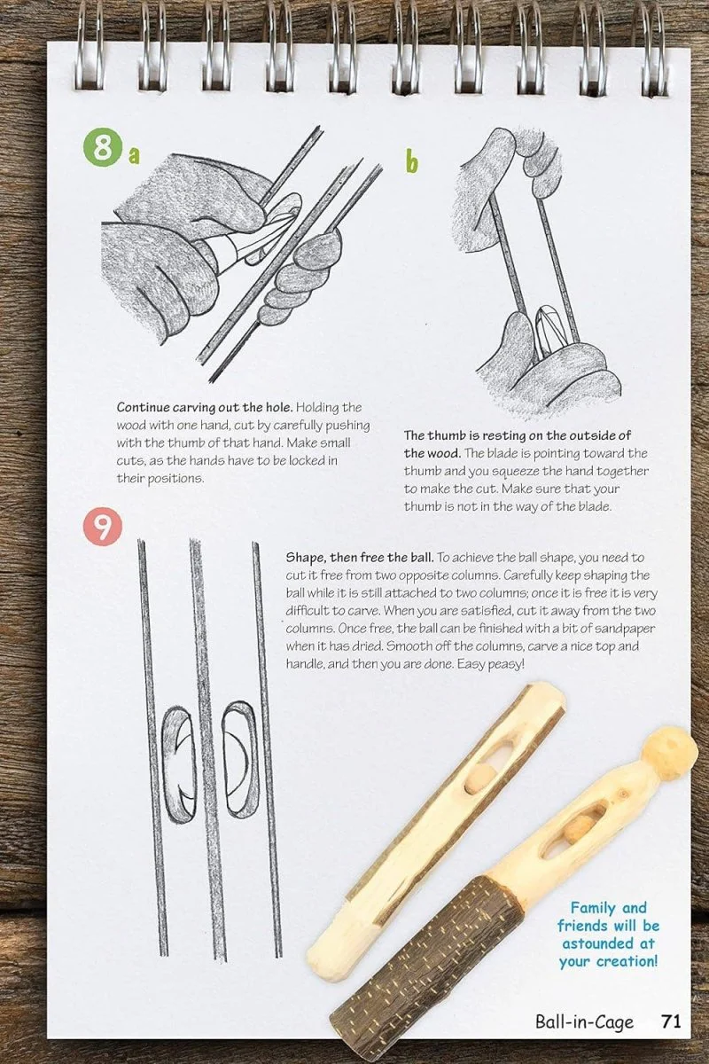 Fox Chapel Publishing - Quick & Easy Whittling for Kids  - 18 Projects to Make - Image 6