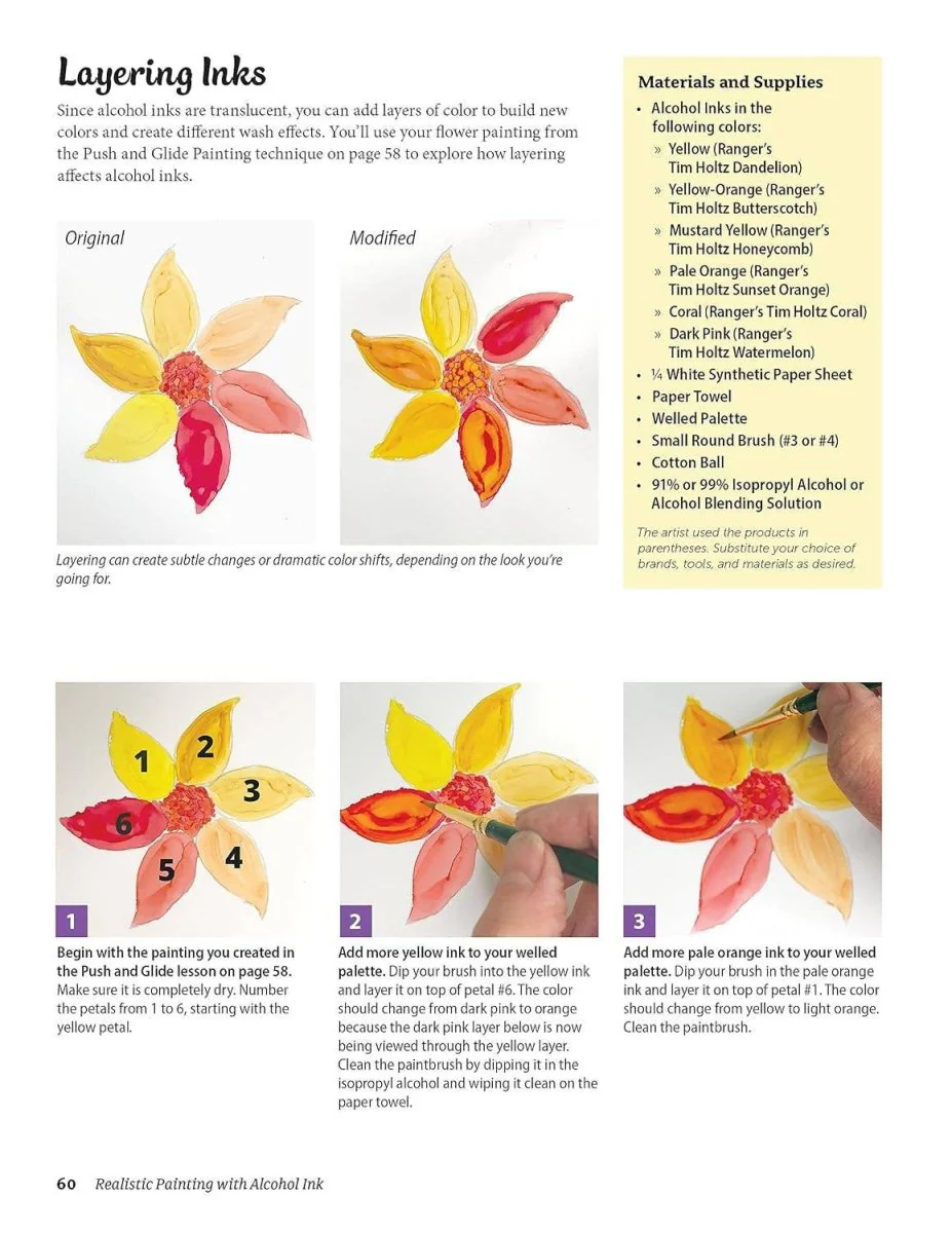 Fox Chapel Publishing - Realistic Painting with Alcohol Ink -Intermediate & Advanced - Image 4