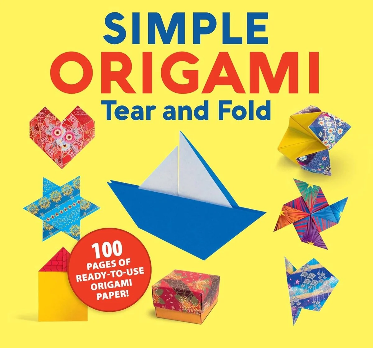 Fox Chapel Publishing - Simple Origami Tear and Fold Book -Create Easy Fun Projects!