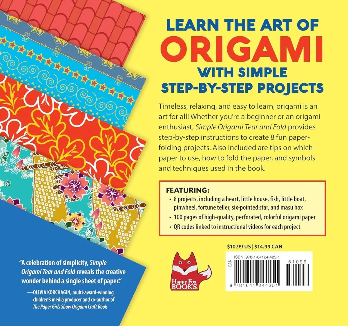 Fox Chapel Publishing - Simple Origami Tear and Fold Book -Create Easy Fun Projects! - Image 2