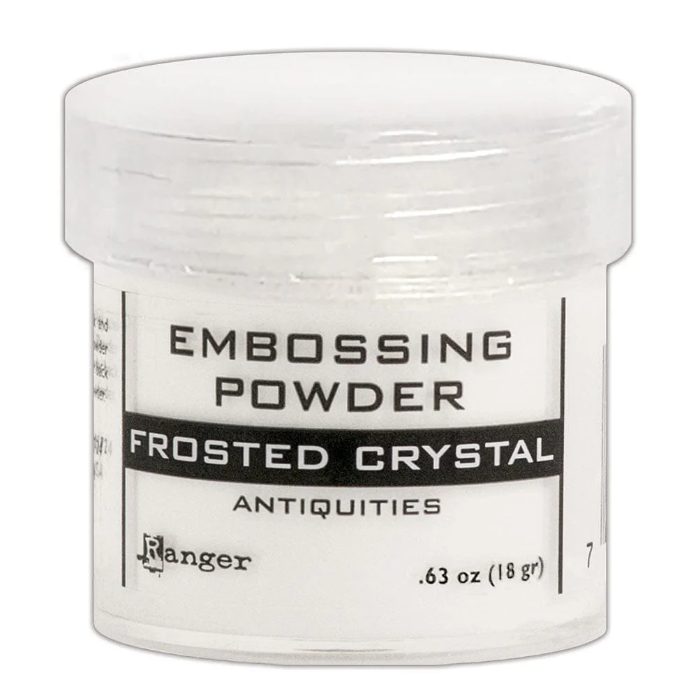 Ranger Embossing Powder 0.63 oz (18 gram) Frosted Crystal