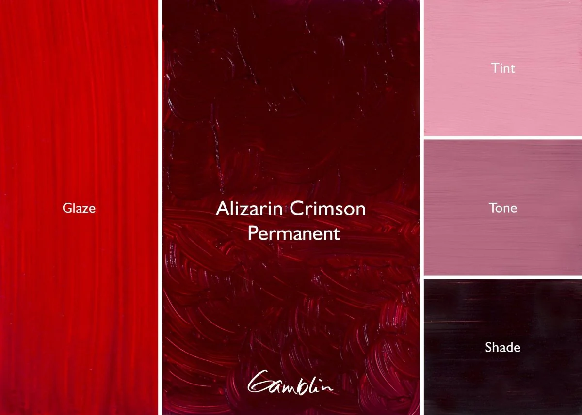 Gamblin 1980 Oil Color - 150ml - Alizarin Crimson - Image 2