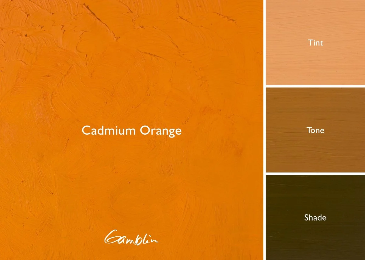 Gamblin 1980 Oil Color - 150ml - Cadmium Orange - Image 2