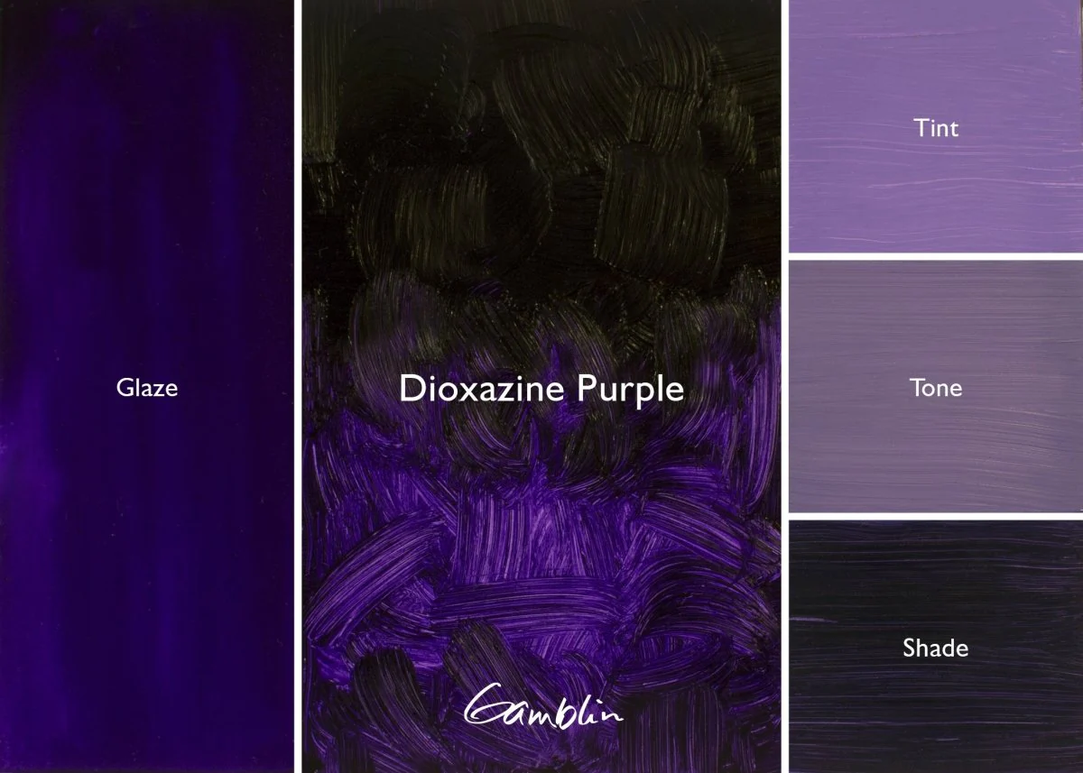 Gamblin 1980 Oil Color - 150ml - Dioxazine Purple - Image 2