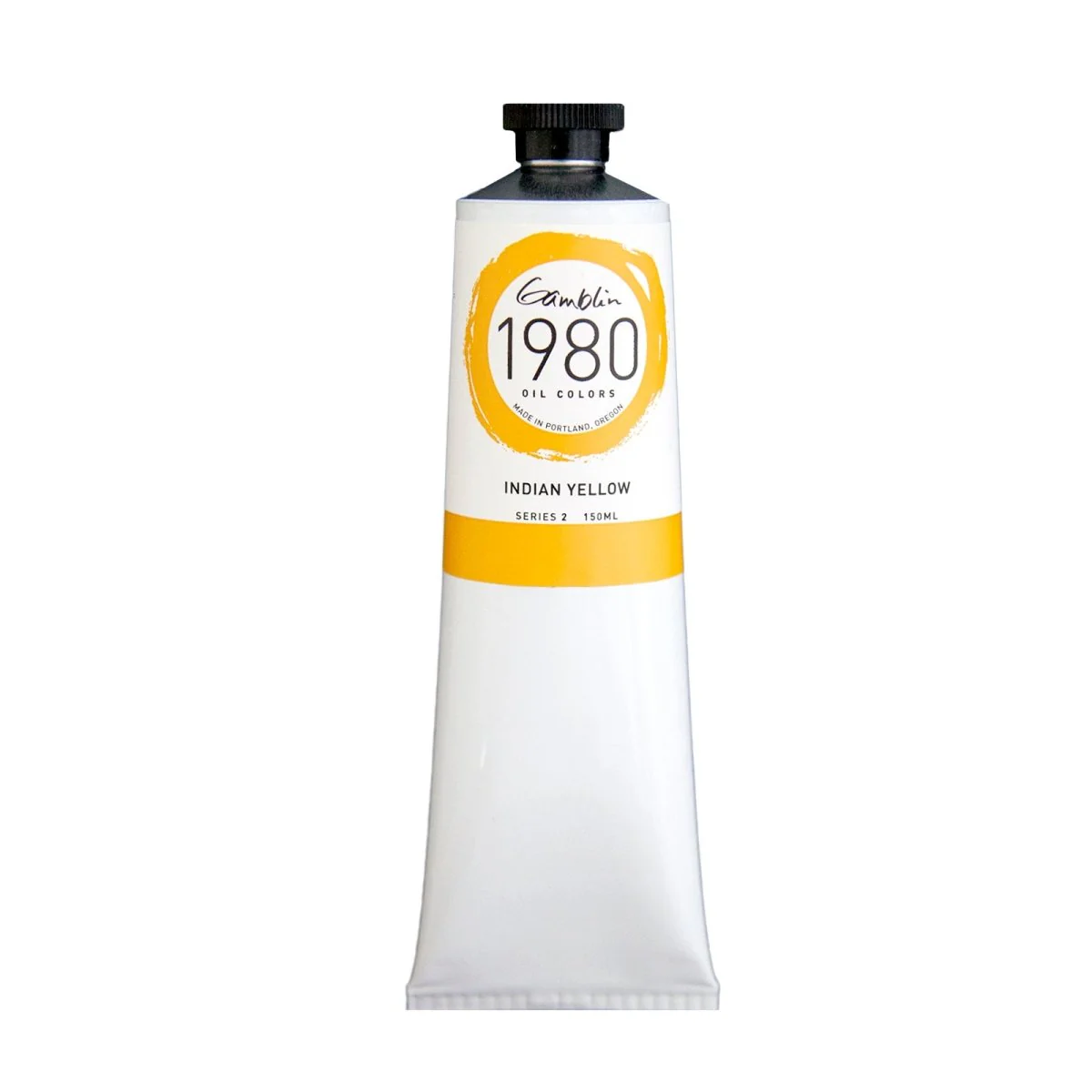Gamblin 1980 Oil Color - 150ml - India Yellow