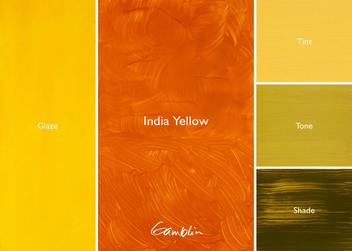 Gamblin 1980 Oil Color - 150ml - India Yellow - Image 2