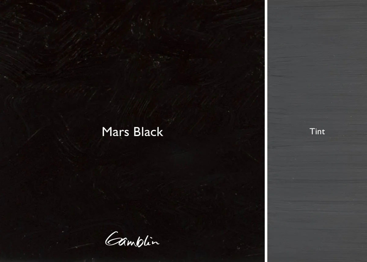 Gamblin 1980 Oil Color - 150ml - Mars Black - Image 2