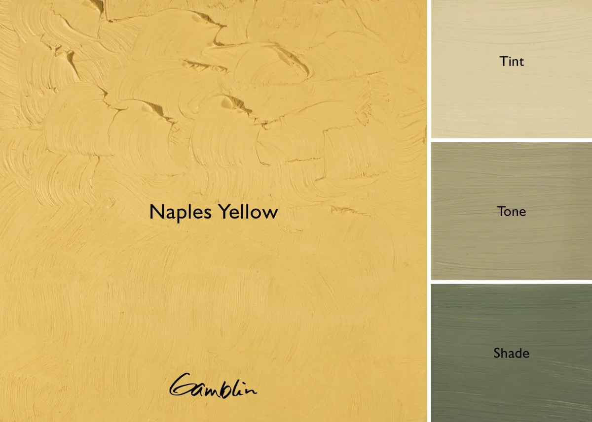 Gamblin 1980 Oil Color - 150ml - Naples Yellow - Image 2