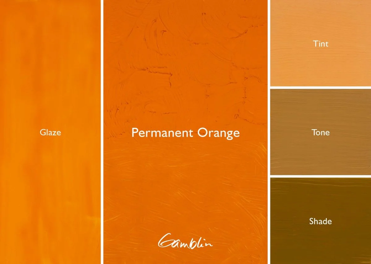 Gamblin 1980 Oil Color - 150ml - Permanent Orange - Image 2